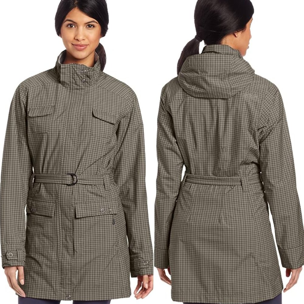 Outdoor Research Women's Rain Coat Jacket Hood Protection